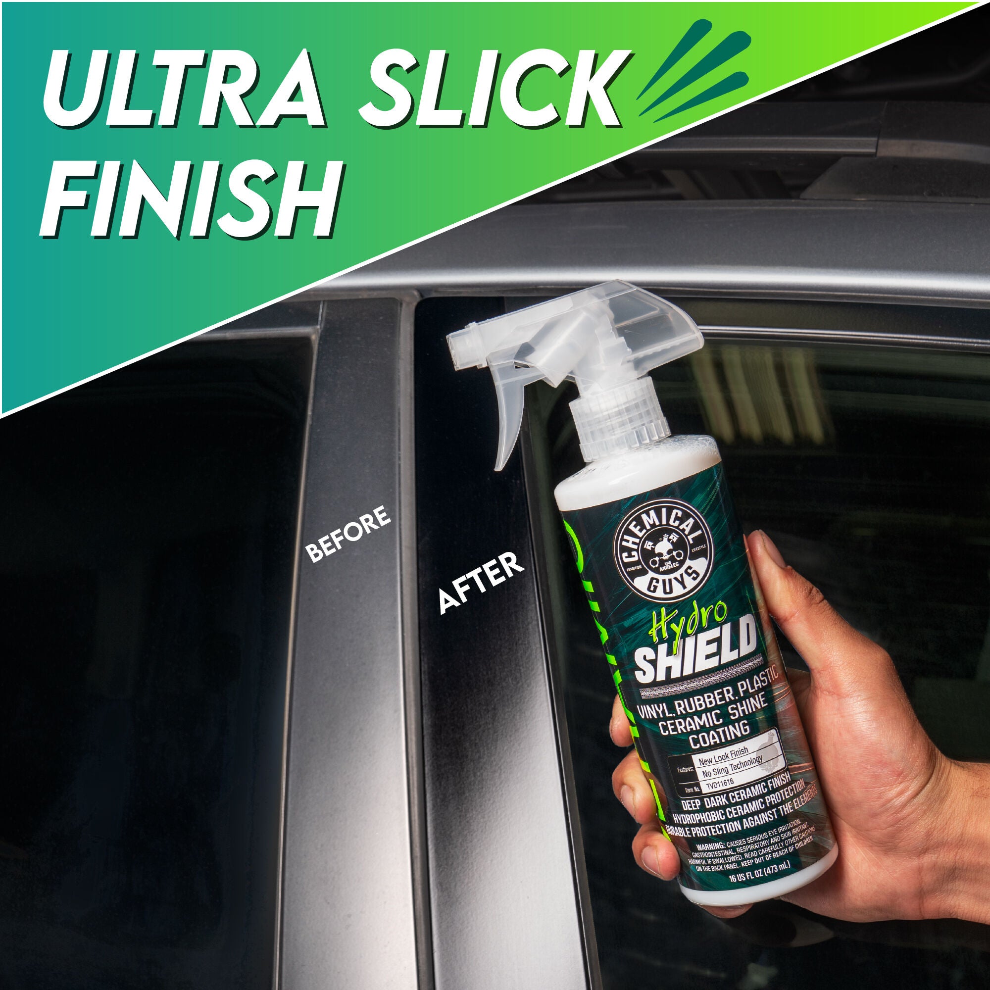 HydroShield Vinyl. Rubber. Plastic Ceramic Shine Coating - Image 8