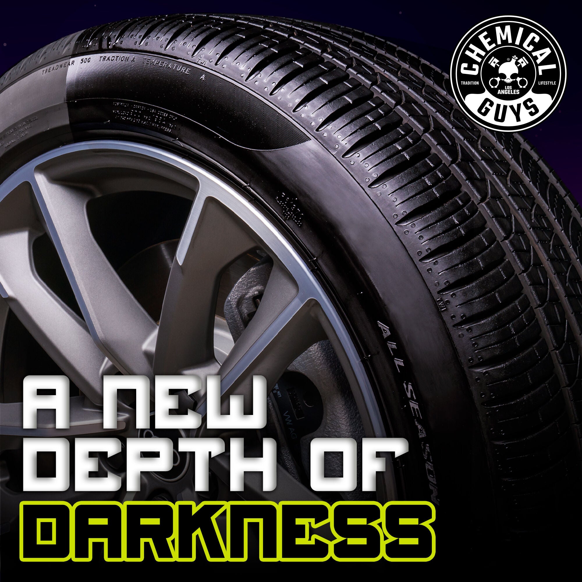 Galactic Black Wet Look Tire Shine Dressing - Image 7