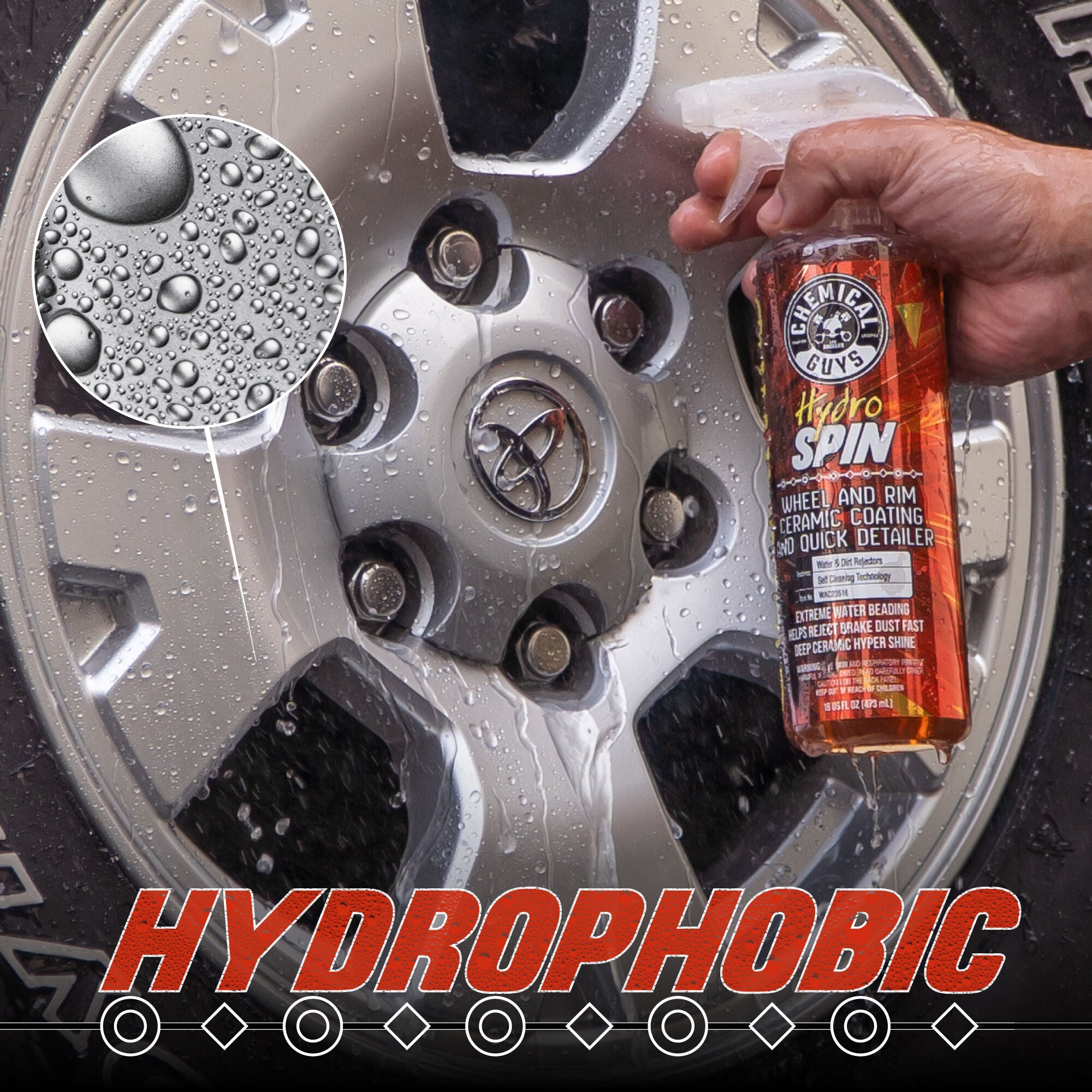 HydroSpin Wheel and Rim Ceramic Coating and Quick Detailer - Image 5