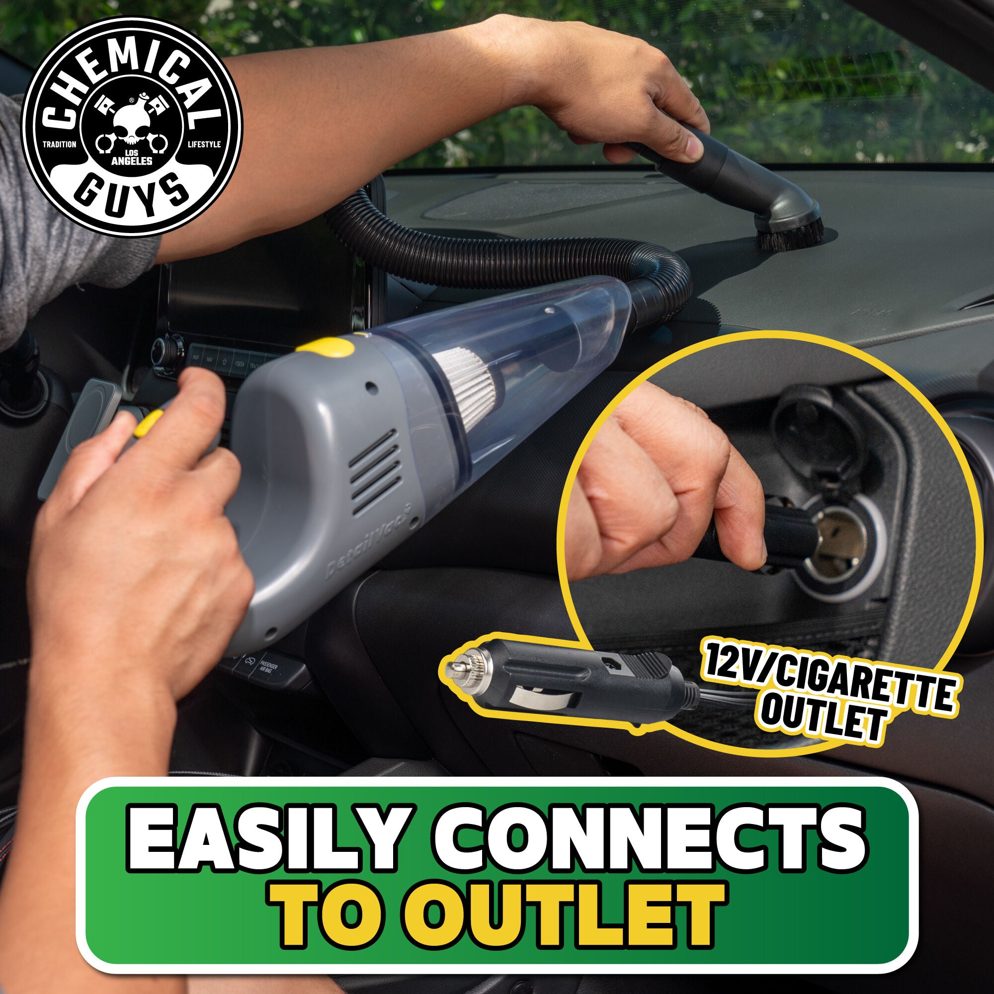 DetailVac Corded Handheld Car Vacuum Cleaner - Image 4