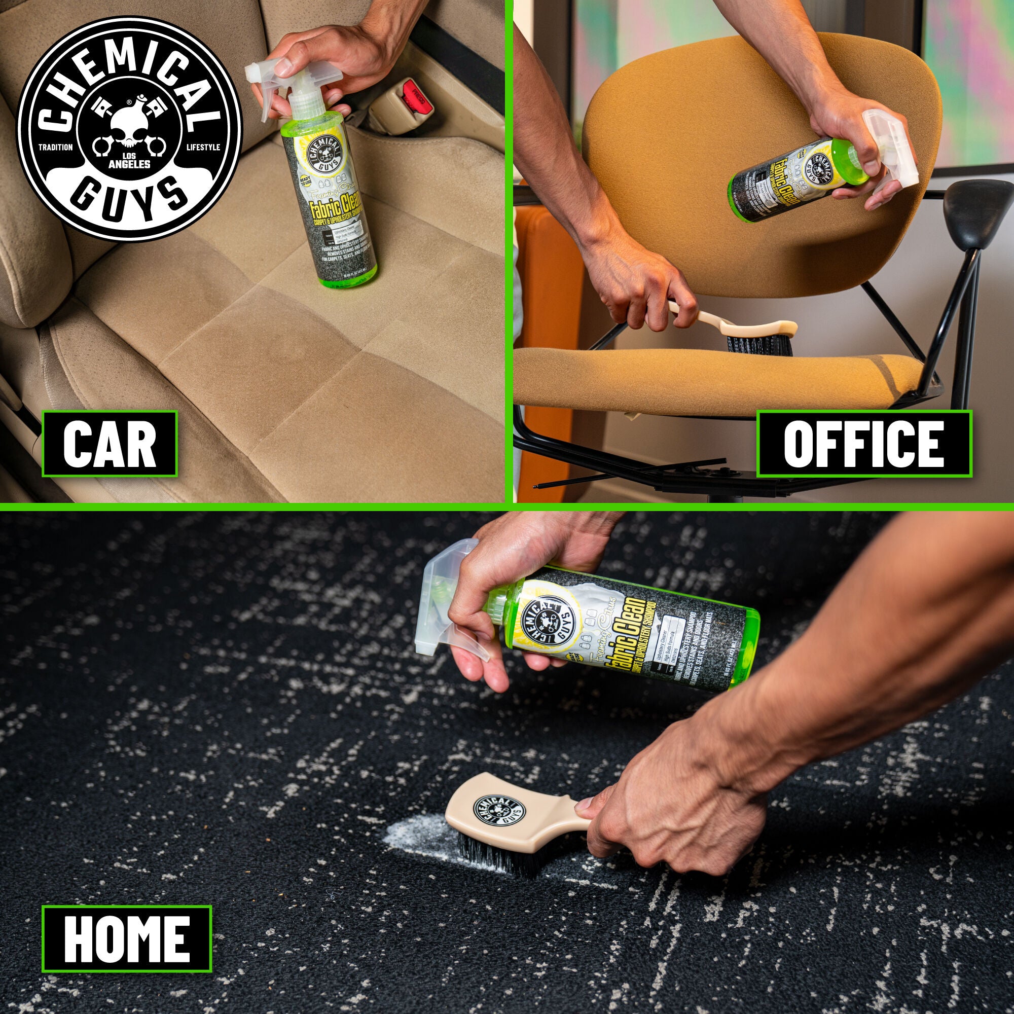 Foaming Citrus Fabric Clean Carpet & Upholstery Shampoo - Image 4