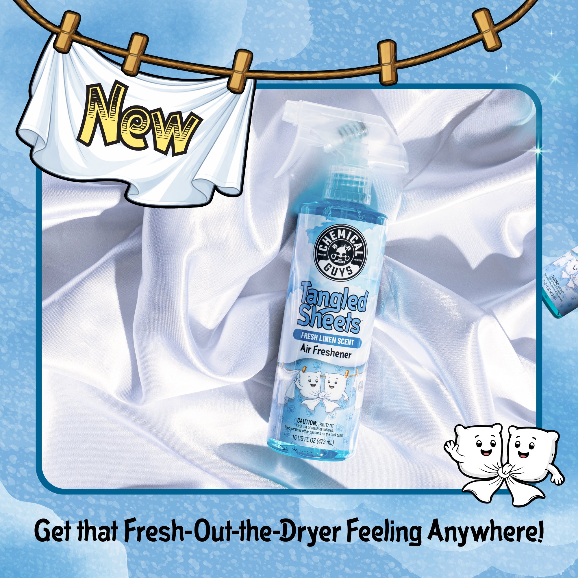 Tangled Sheets Fresh Linen Scent Air Freshener Spray - Image 2
