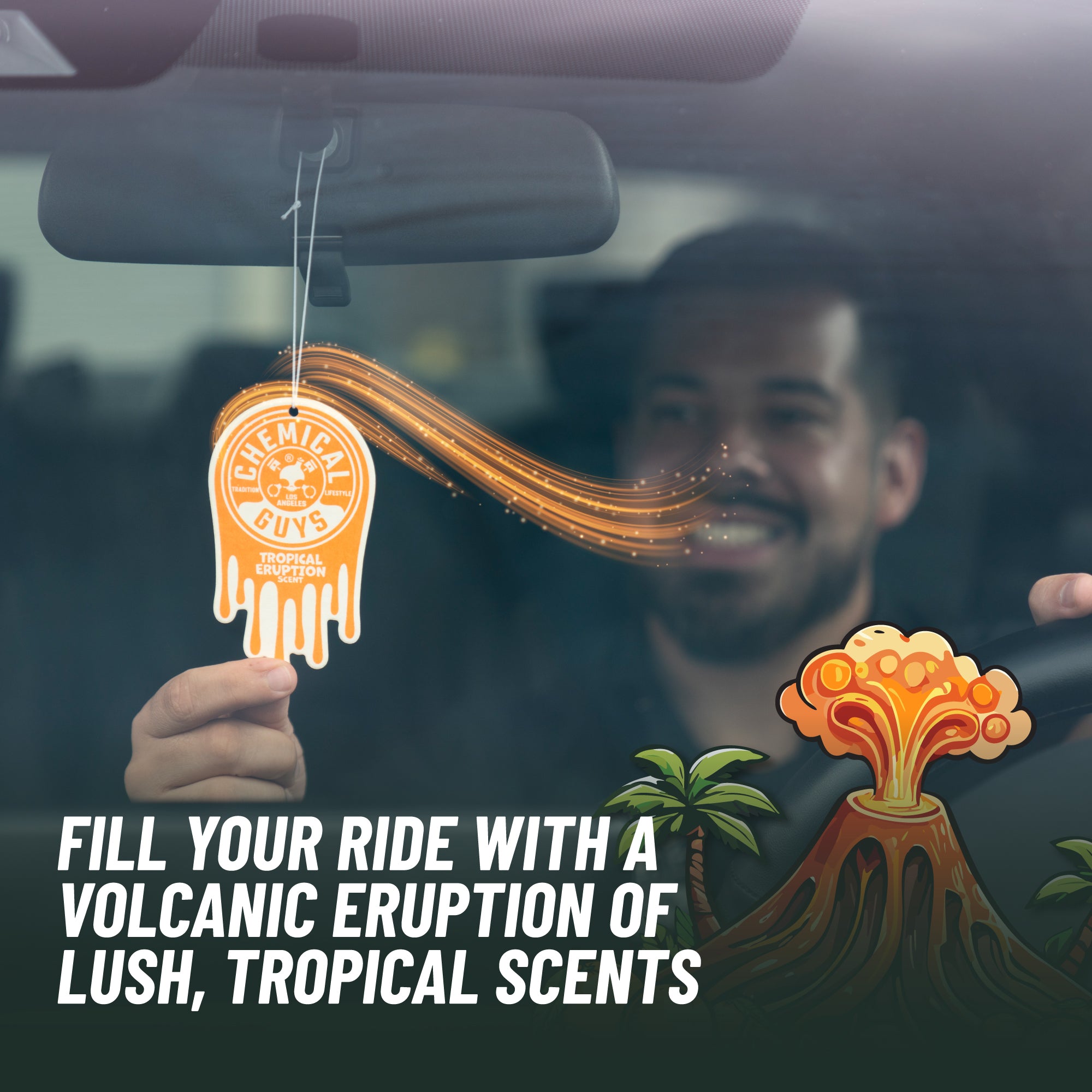 Tropical Eruption Hanging Air Freshener - Image 2
