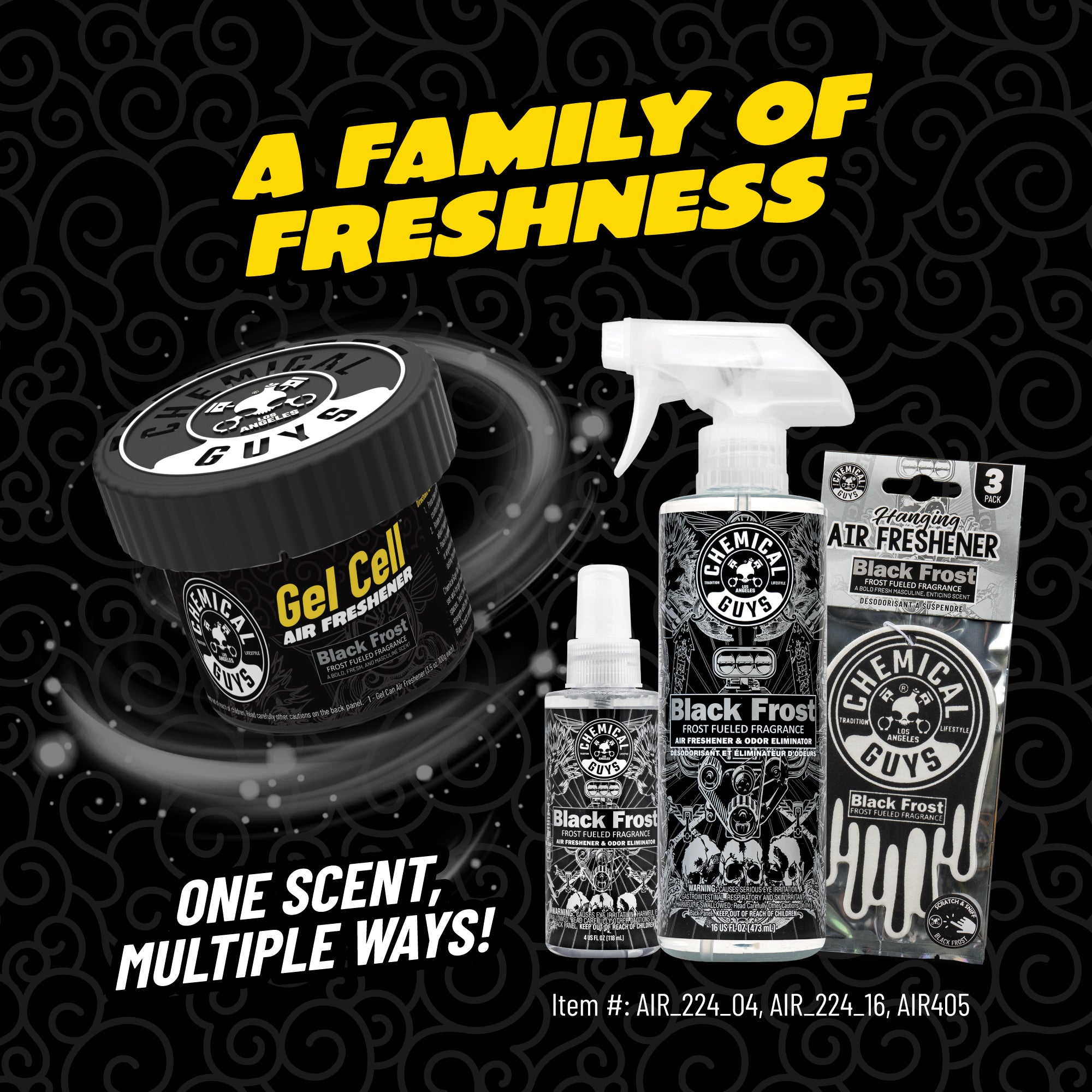 Black Frost Gel Cell Air Freshener - Image 7